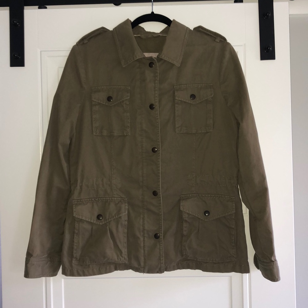 Banana Republic Cargo Jacket (military patch)